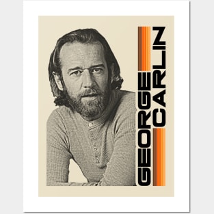 George Carlin :: Retro Comedy FanArt Tribute Posters and Art